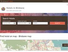 Tablet Screenshot of brisbane-hotels.net